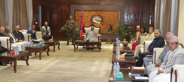 baluwatar meeting with election commission and ministers